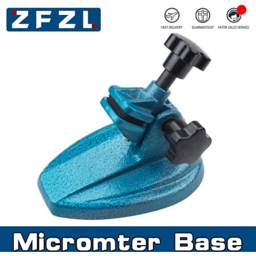 1pc Micrometer Base Reinforced Micrometer Bracket Fractional Card Measuring Seat Bracket