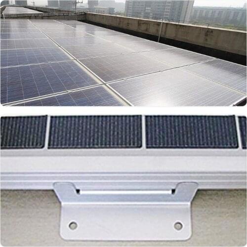 Set Of 4 Solar Panel Z Style Aluminum Brackets Nuts Bolts And Washers For Mounting On Motorhomes Caravans