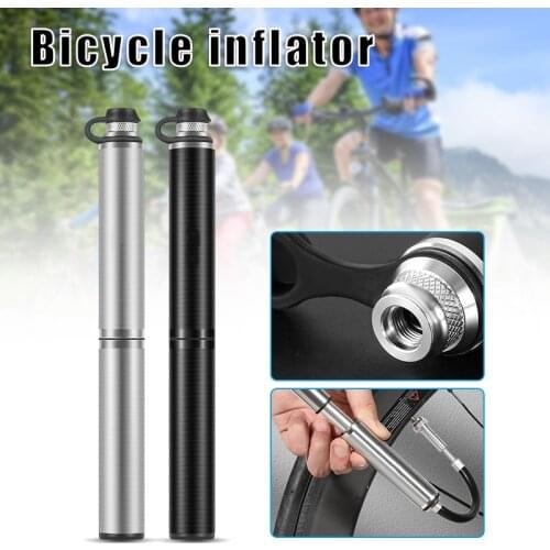 Newly Mini Portable Bicycle Inflator High Pressure Aluminum Alloy Hand Pumps Lightweigth Bike Accessory