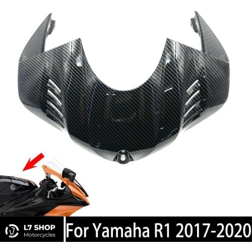 Motorcycle YAMAHA Carbon Fiber Fairing Accessories High Quality Fuel Tank Cap Protection Cover For YAMAHA YZF-R6 2017-2020