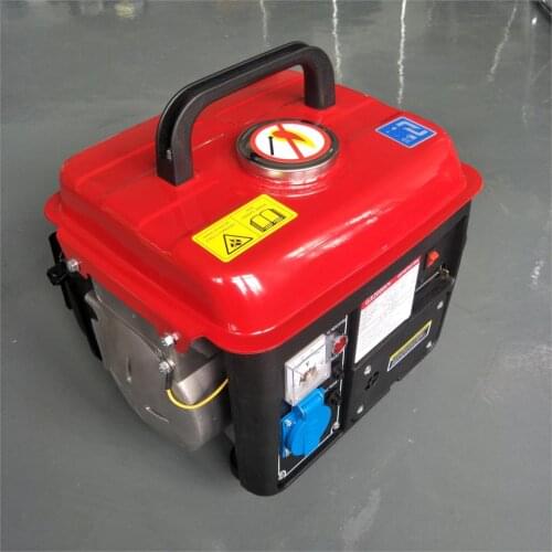 650W Watt 220V Volt Single Phase Two Stroke Small Portable Outdoor Household Gasoline Generator 500W