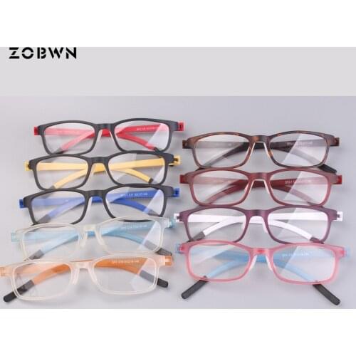 Mix wholesale promotion Black Glasses 9 colors Eyewear Women Men Eyeglasses Myopia Spectacle Student Prescription Glasses Frame