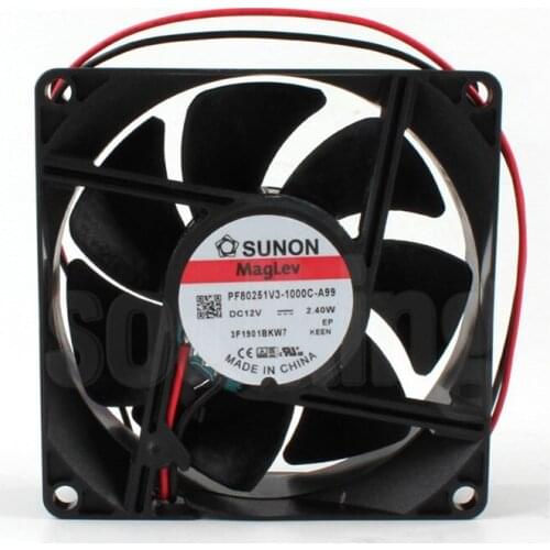 PF80251V3-1000C-A99 8025 12V 2.4W inverter fan 6 Month Warranty