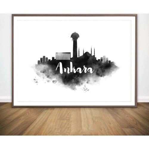 Ankara Osaka Prague Milano Naples Florence Marseille San Marino Munich Hamburg Vatican Travel Poster Canvas Painting