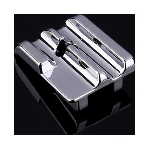 Prajna 1PCS Rope Sewing Machine Double Welt Overlock Walking Foot For Multi-function Household Sewing Machine Presser Foot Metal