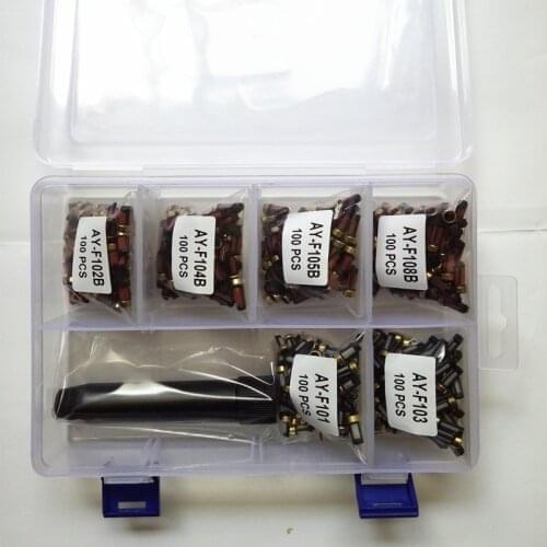 Free shipping 600pcs microfilter kit fuel injector repair kit service kit with filter extractor moving filter tool high quality