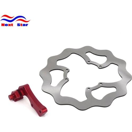 Front Brake Disc Rotor And Adapter Bracket For HONDA CR125E CR125R 250 CRE250F CRF250R CRF450R CRF450X Cross-Country Motorcycle