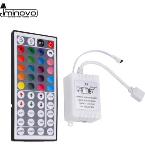 LED IR Mini 44/24key Controller Input DC12V Remote Control Dimmer for 3528 5050 RGB Strip LED Tape