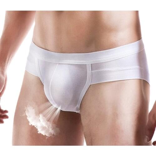 Sexy Men Underwear Briefs Shorts Homme Breathable Modal Underpants Male Solid Low Rise U Convex Pouch Panties Cueca Calzoncillo