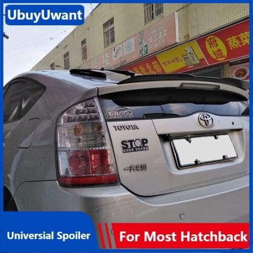UBUYWANT High Quality Rear Lip Spoiler For Toyota Prius 2009-2014 Trunk Mini Spoiler ABS Gloosy Black Car Tail Wing Decoration