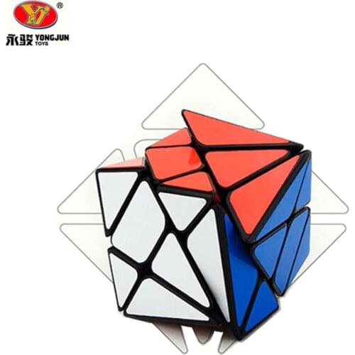 YongJun Axis 3x3x3 Magic Speed YJ Cube Change Irregularly Jinggang Professional Puzzle Stiker Toys For Children Kids