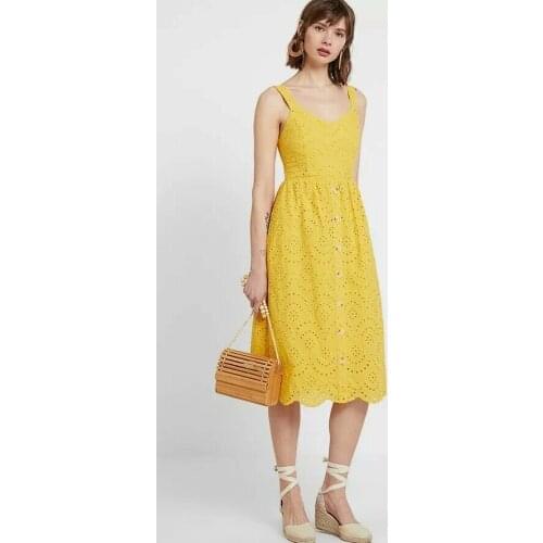 Womens yellow summer dress