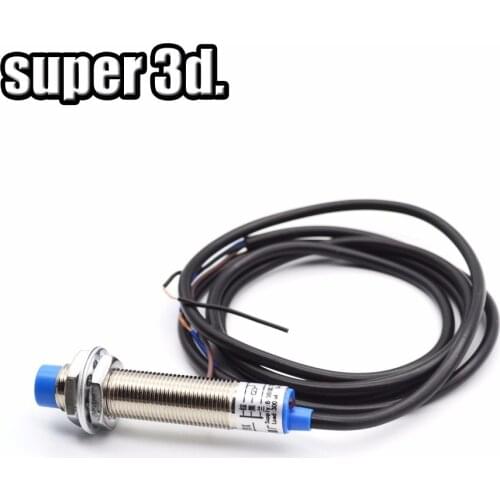 1/2pcs 3D Printer LJ12A3-4-Z/BX Inductive Proximity Sensor Detection Switch NPN DC6-36V 4mm normally open proximity switch