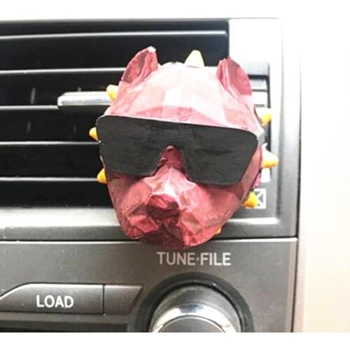 1pcs c1013 sunglasses bulldog silicone mould romatherapy plaster car pendulum Diy