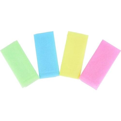 1Piece Nylon Japanese Exfoliating Beauty Skin Towel Back Scrub Body Cleaning Washing Sponges& Scrubbers Bath Shower Wash Cloth