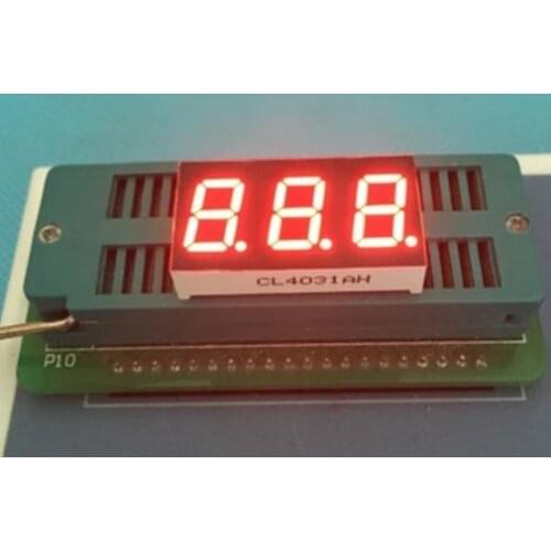 10PCS New and original 3 Bit 0.4 inch Digital Tube LED Display red Light 7 Segment Common Cathode/Anode