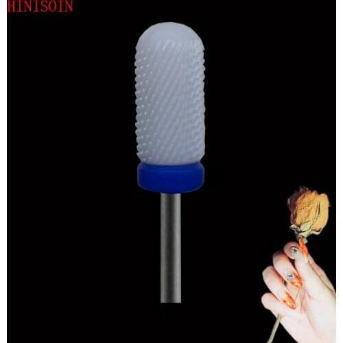 White Ceramic-20 Pcs/Lot- Nail Drill Bit - Small Rounded Top Bit - (0026.060)