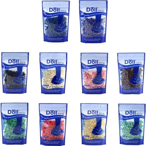 Painless Natural Hot Film Depilatory Hard Wax Beans Hair Remover Waxing Beads 300g/ Bag - 10 Sents