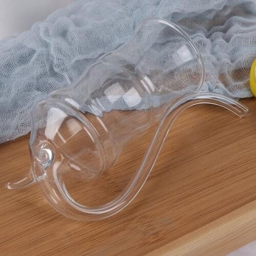 Goblet Glass Mug with Straw for Cold Drink Home Use and Party Night Bar Drinking Wine Glass Juice Glass Squirrel Cup