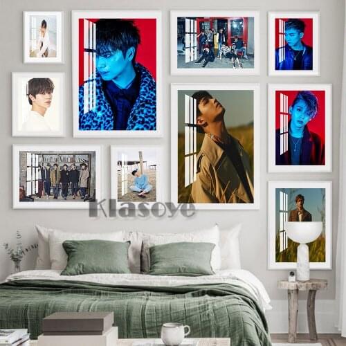 Btob Korea Idol Singer Photograph Poster Wall Art Canvas Painting Hot Prevalent Music Star Art Prints Song Fan Collection Gift