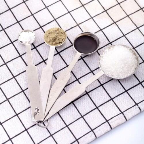 Household Kitchen Measuring Spoon Teaspoon Coffee Sugar Scoop Baking Cooking Kitchen Measuring Cups With Scale Kitchen Gadgets