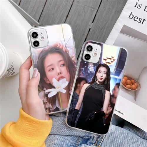 Singer IU New Album Lilac Fashion Mobile Phone Case For iPhone 11 12 Pro XS MAX XR X 7 8 6Plus SE 2021 Phone Cove