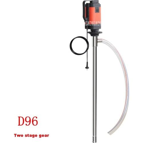 D96/D98 Portable Electric Oil Barrel Pump Vertical Screw Pump High Viscosity Liquid Resin Honey Ketchup Transfer Pump Equipment