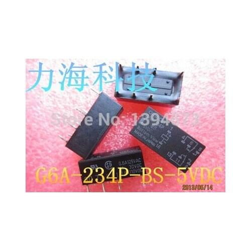 HOT NEW G6A-234P-BS-5VDC G6A-234P-BS 5VDC G6A-234P DIP8