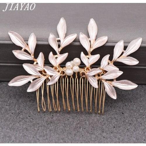 Hair Comb Hair Accessories Women Leaf Decoration Hair Jewelry Girl Headpiece Bride Hair Comb Fashion Jewelry Womens Accessories