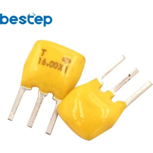100PCS Ceramic Resonators ZTT16.0MX 16MHZ 16.000MHZ 3P Taozhen