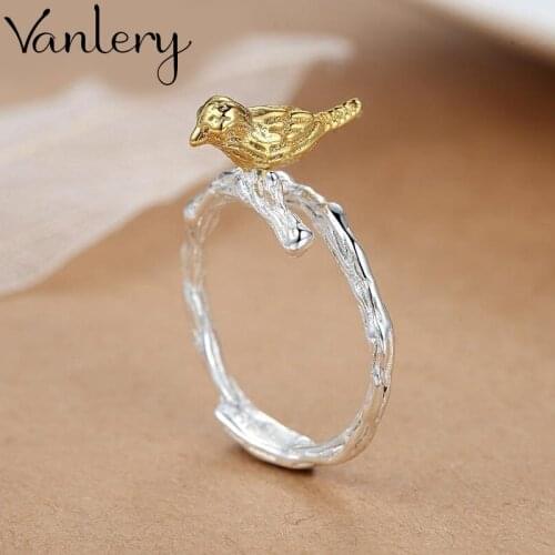 Creative Style Boho Bird Branch Rings For Women Men Adjustable Ring Fashion Charm Jewelry Wholesale 2021