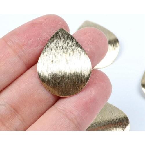 Brass Drops Charms, Textured Raw Brass Earring Findings,Raw Brass Textured Pendant,Geometry Earring Brass Charm,21mmx28mm,RB1068