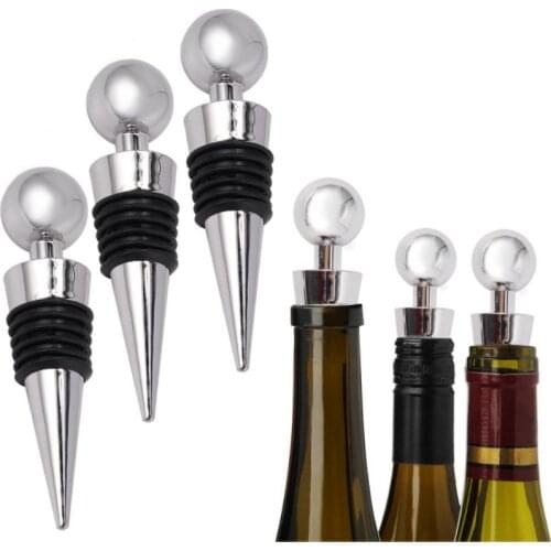 New Bottle Stopper Wine Storage Twist Cap Plug Reusable Vacuum Sealed Bottle Cap Champagne Stopper Wine Gifts Bar Tools