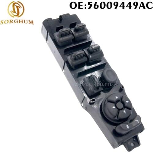 New A Power Window Master Control Switch XJ Series Left 4 Door for Jeep Cherokee 1997-2001 56009449AC 68171681A