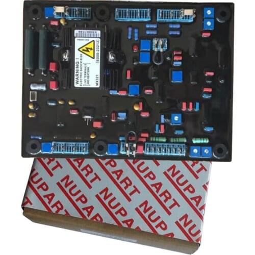 Nupart carton and red capacity AVR MX321 for 500kw 800 kva generator