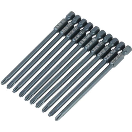PH2 10pcs Screwdriver Bits Set Bit Screwdriver Bits Set manual electric screwdriver drill for air screwdrivers electric drills