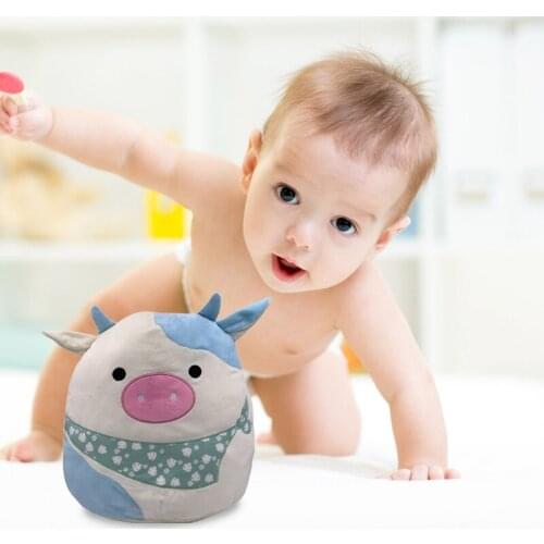 20cm Cute Cartoon Cow Plush Pillow Dolls for Kids Girl Boys Multicolor Cow Cotton Stuffed Cushion Toys Children Birthday Gifts