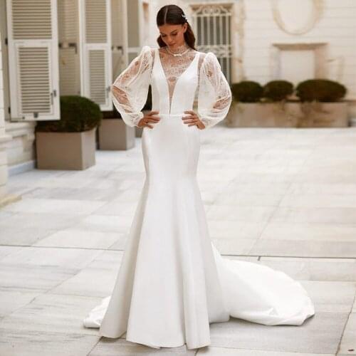 Свадебные платья с длинным рукавом RANMO China At AliExpress