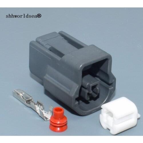 Shhworldsea 1pin 2.3mm auto electric plastic housing plug harness cable waterproof connector plug 6098-2329 for Toyota