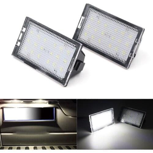 Niscarda Pair LED License Plate Light White Bulb Lamp For Land Rover Discovery Series 3 4 LR3 LR4 Freelander 2 Range Rover Sport
