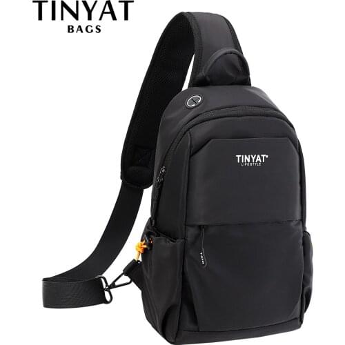 Мужские рюкзаки через плечо TINYAT China At AliExpress