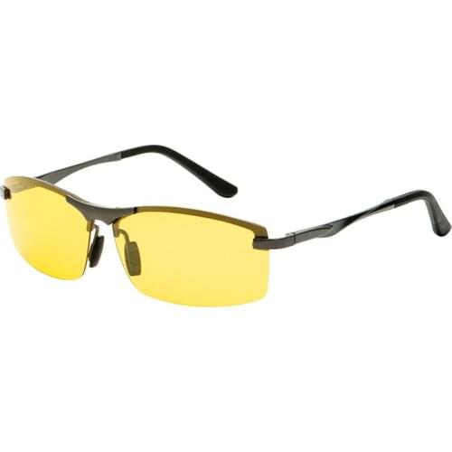 High-end Night Vision Driving Glasses Polarized Glass Light UV400 Sunglasses Protection Drive Glasses Outdoor Windproof Eyewear