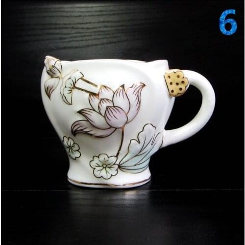 Handmade Healthy Coffee Cups and Mugs Double Wall Glass Coffee Cups Heat Resistant Glass Cups Thermal Insulated Creative