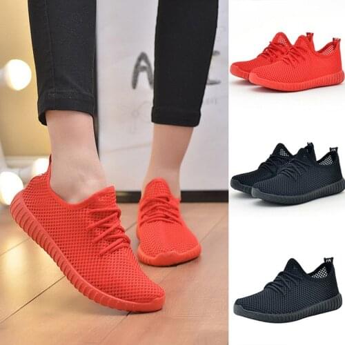 SAGACE Women Sneakers Outdoor Running Shoes Sports Shoes Mesh Light Bottom Casual Shoes women Lace-up lightweight sneakers A1031