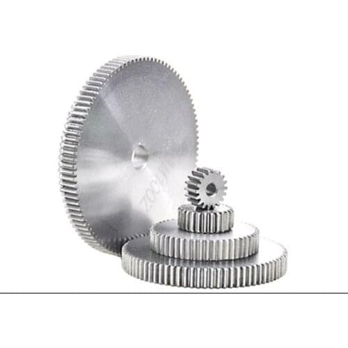 1Pc 45# Steel Spur Gear 25/26/27/28/29/30/31/32/33/34/35/36/37 Teeth For Outer Diameter 27-39mm Shaft Reduction Gear 1Modulus