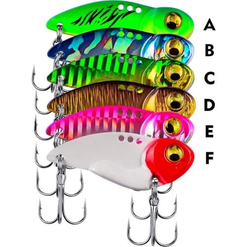 1PC Metal VIB Fishing Lures 5g/8g/14g/20g Spinner Spoon Crankbait Vivid Vibrations Bass Artificial Hard Lure Tackle