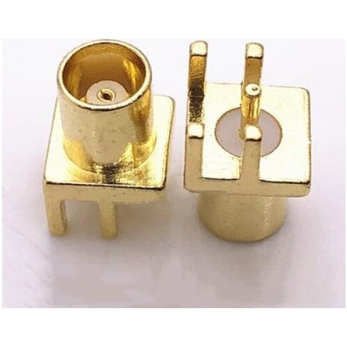 1pcs MCX female jack pin solder PCB Mount Coaxial Connector Adapter 50 ohm