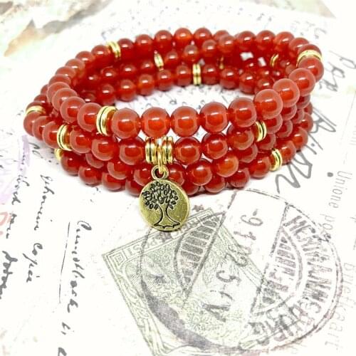 74 cm Red Carnelian Nature Stone Beads Charm Bracelets Not Glass Fashion Necklace Strand Women Bracelets Hot Sale Good Quality