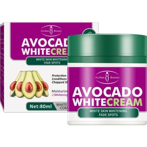 80g AVOCADO Moisturizing Face Cream Concealer Brightening Firming Day Cream Skin Repairing Moisturizing Face Cream