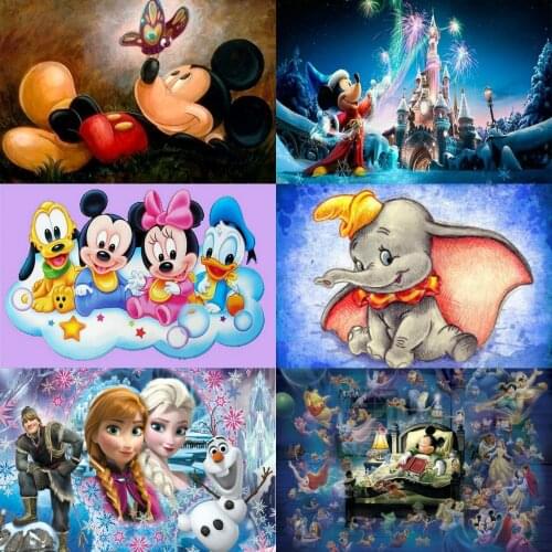 DIY 5D Diamond Painting DIY Disney Cartoon Winnie The Pooh Embroidery Full Square Cross Stitch Kits Home Decoration Gift